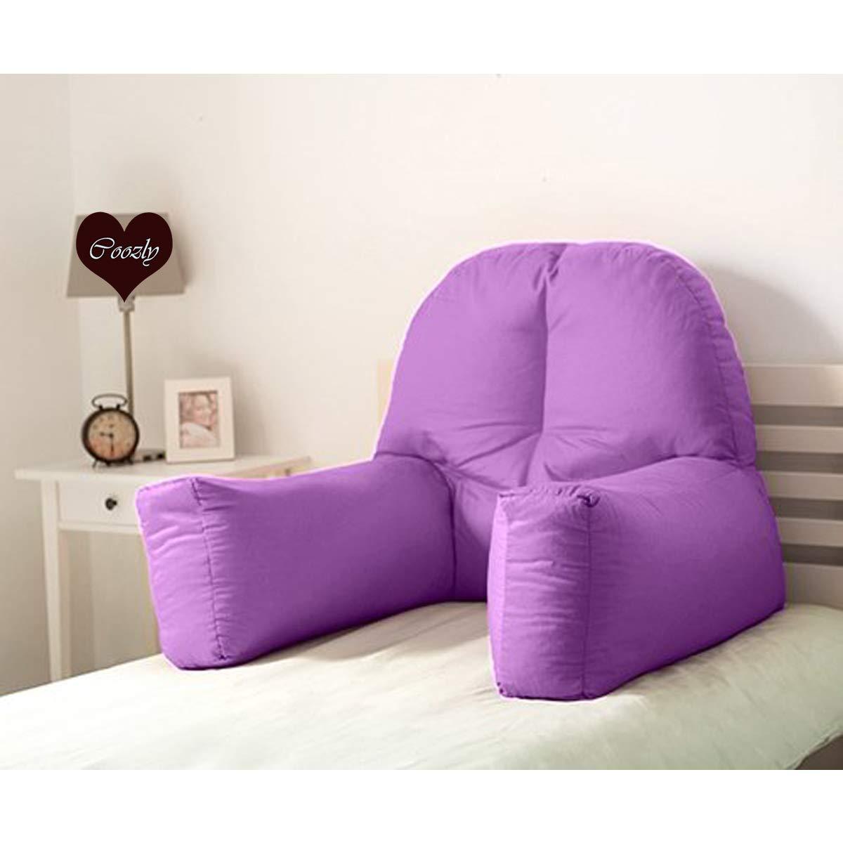 Backrest Pillow | Back Support Cushion | High Armrest - Mauve
