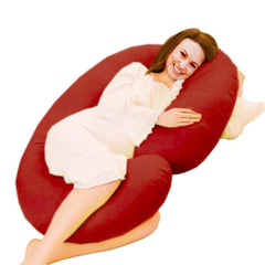 Coozly C Shape Pregnancy Pillow with 100% Cotton Removable Covers