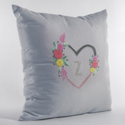 Heart Hand Embroidered Cushion