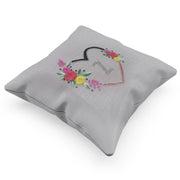 Heart Hand Embroidered Cushion