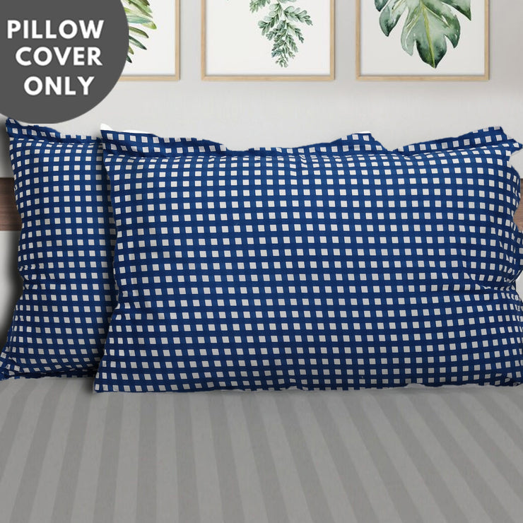 Regal -Set of 2 100% Cotton Pillow Covers -20 X 32 In