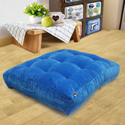 Turquoise Velvet Floor Cushion