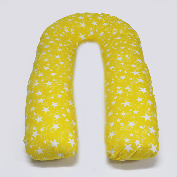 Yellow Star Super Premium U Shape Pregnancy Body Pillow