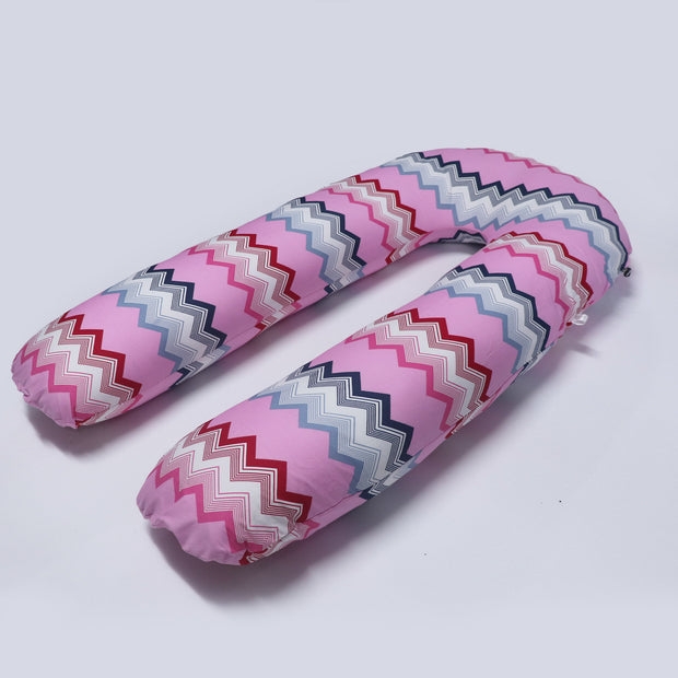 Pinnacle Pink Super Premium U Shape Pregnancy Body Pillow