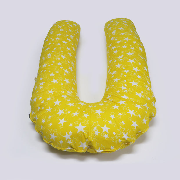 Yellow Star Super Premium U Shape Pregnancy Body Pillow