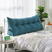 Blue HeadBoard Bed/Floor Cushion
