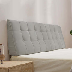 Outer Foam Light Grey HeadBoard Bed Cushion