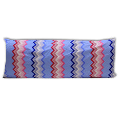 Blue Chevron - Coozly Lumbar Pillow