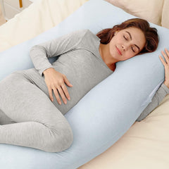 Light Blue - Coozly Belly Back Pregnancy Pillow