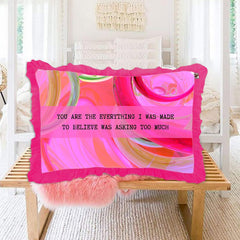 Valentines Day Pillow with Cover - Delivery between February 5th to 14th 2022