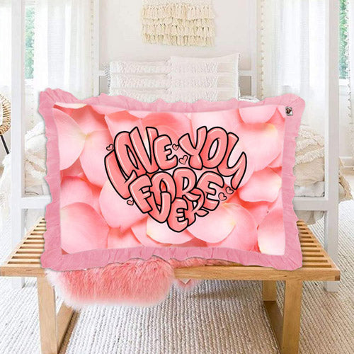 Valentines Day Pillow with Cover - Delivery between February 5th to 14th 2022