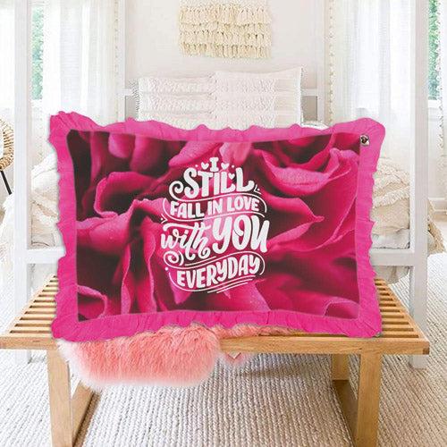 Valentines Day Pillow with Cover - Delivery between February 5th to 14th 2022