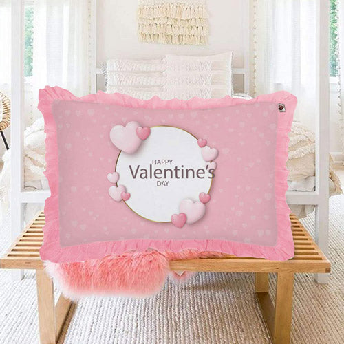 Valentines Day Pillow with Cover - Delivery between February 5th to 14th 2022