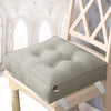 Strappable Beige Seat Cushion