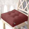 Strappable Maroon Seat Cushion