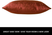 Maroon Premium Velvet Cushion Set - Pack of 2