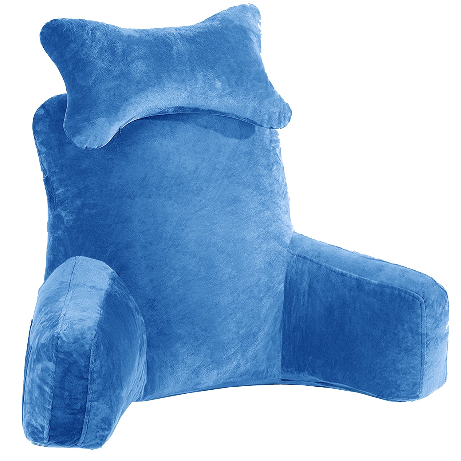 Backrest Pillow with ButterFly Neck Pillow | High Armrest - Turquoise