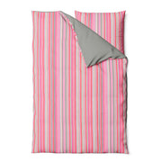 Pink Stripe- Duvet and Pillow Set