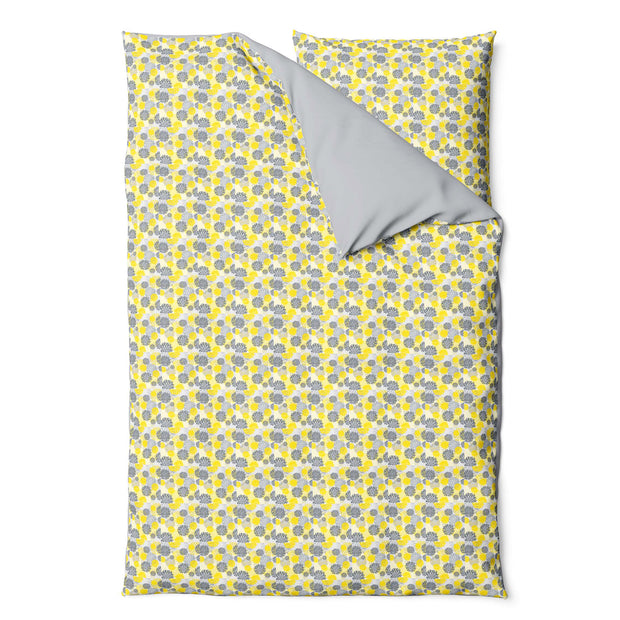 Yellow & Grey - Duvet and Pillow Set