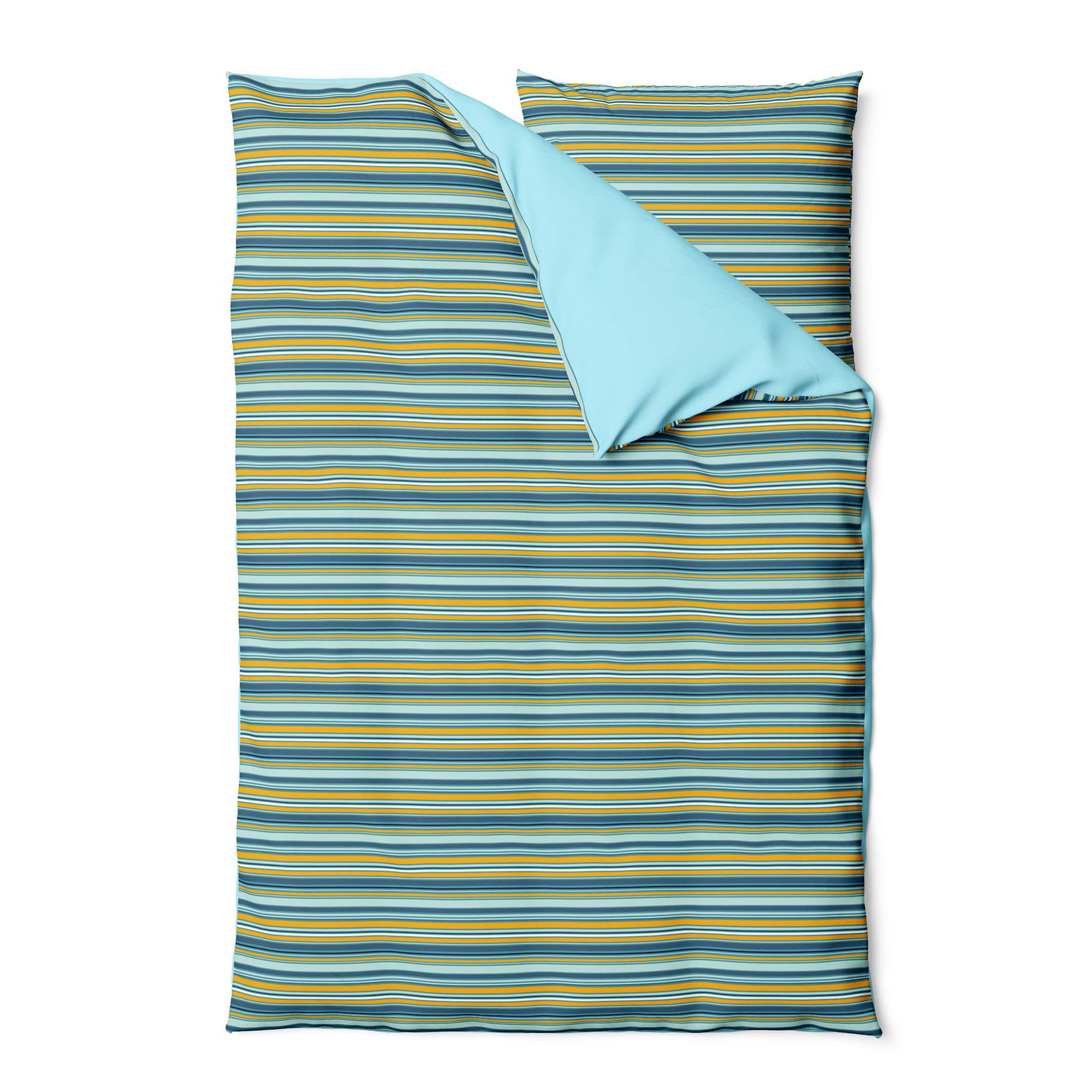 Blue & Yellow - Duvet and Pillow Set