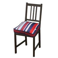 Striped Strappable Seat Cushion