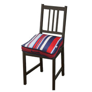 Striped Strappable Seat Cushion