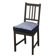 Chequered Strappable Seat Cushion