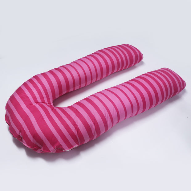Pink Super Premium U Shape Pregnancy Body Pillow