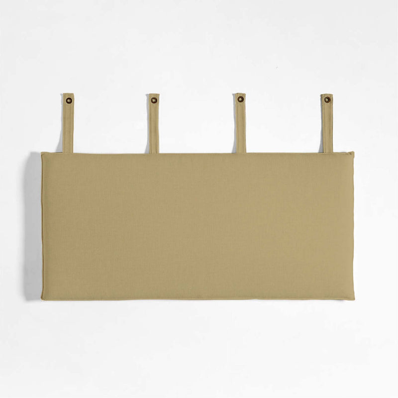 Hanging Foam Beige HeadBoard Bed Cushion