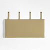 Hanging Foam Beige HeadBoard Bed Cushion