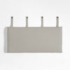 Hanging Foam Light Grey HeadBoard Bed Cushion