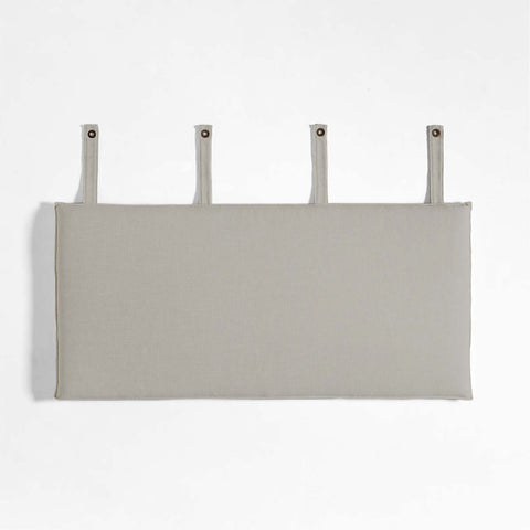 Hanging Foam Light Grey HeadBoard Bed Cushion