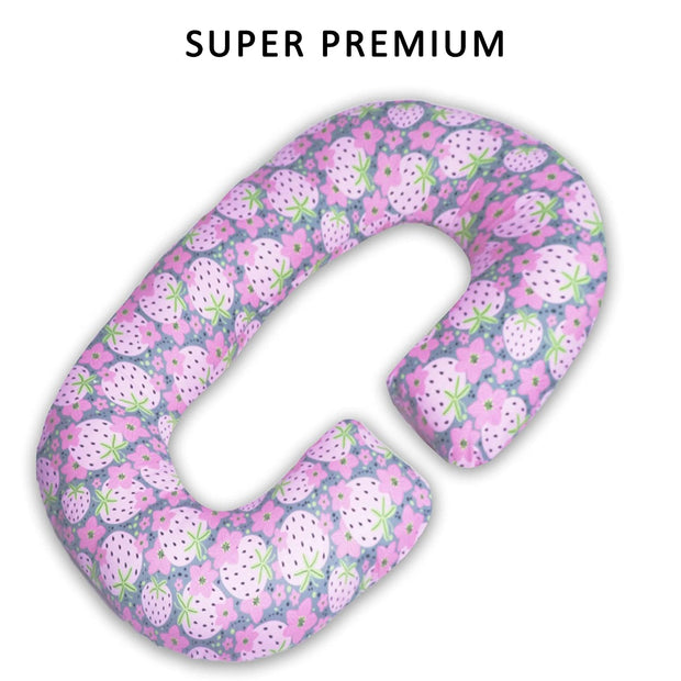Coozly C Shape Pregnancy Pillow with 100% Cotton Removable Covers