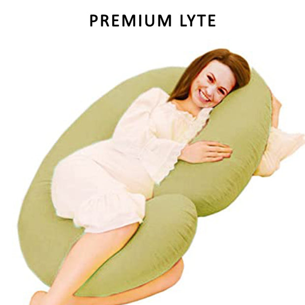 Coozly C Shape Pregnancy Pillow with 100% Cotton Removable Covers