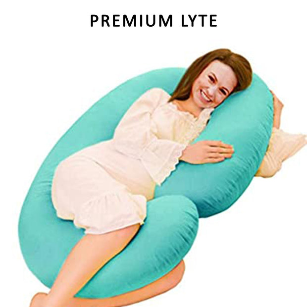 Coozly C Shape Pregnancy Pillow with 100% Cotton Removable Covers