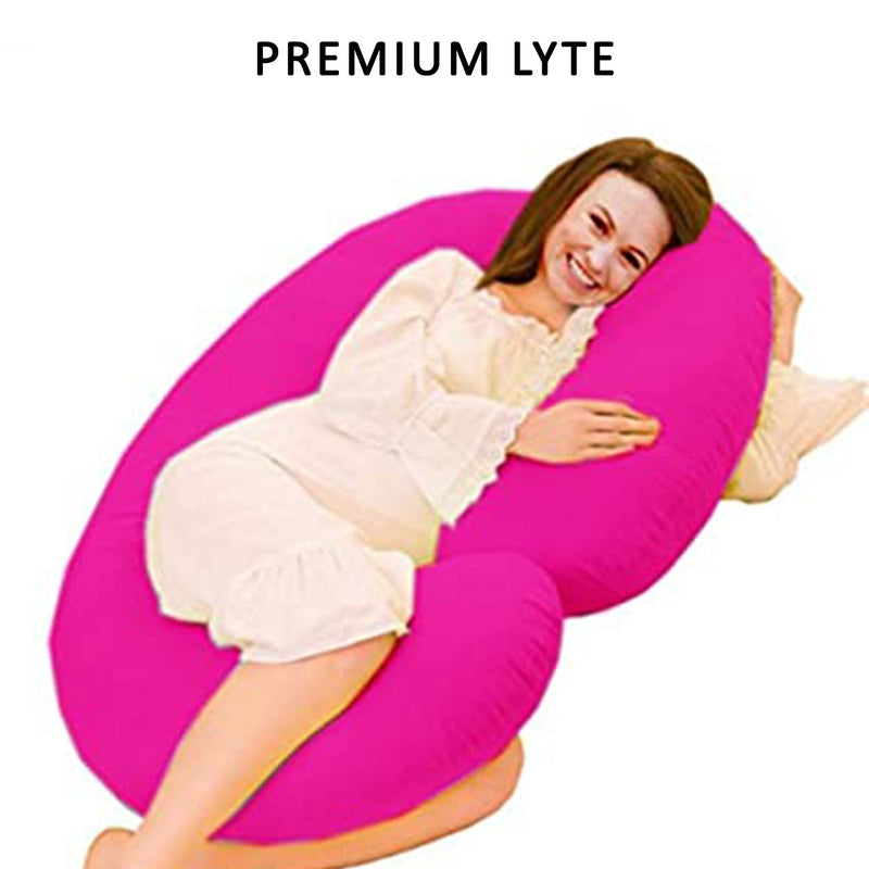 Coozly C Shape Pregnancy Pillow with 100% Cotton Removable Covers