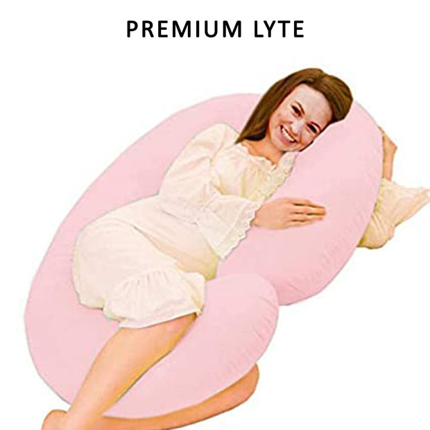 Coozly C Shape Pregnancy Pillow with 100% Cotton Removable Covers