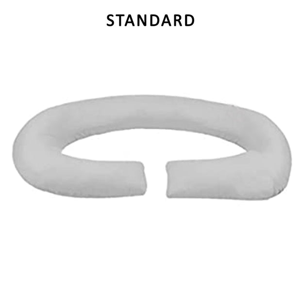 Coozly C Shape Pregnancy Pillow with 100% Cotton Removable Covers