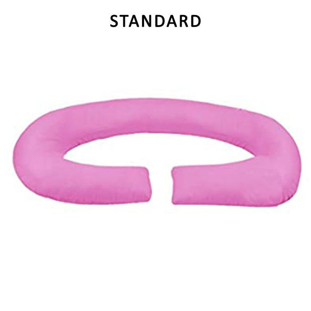 Coozly C Shape Pregnancy Pillow with 100% Cotton Removable Covers