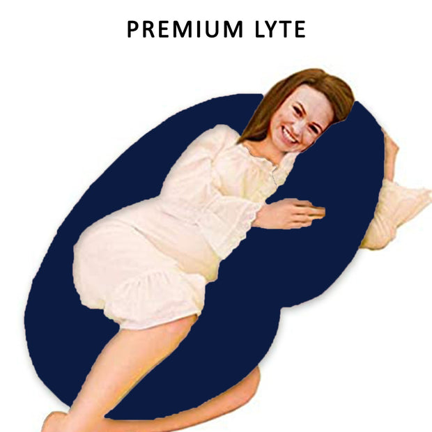 Coozly C Shape Pregnancy Pillow with 100% Cotton Removable Covers