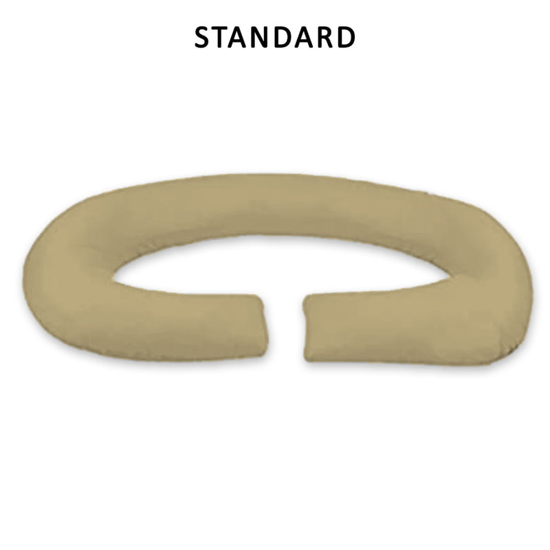 Coozly C Shape Pregnancy Pillow with 100% Cotton Removable Covers