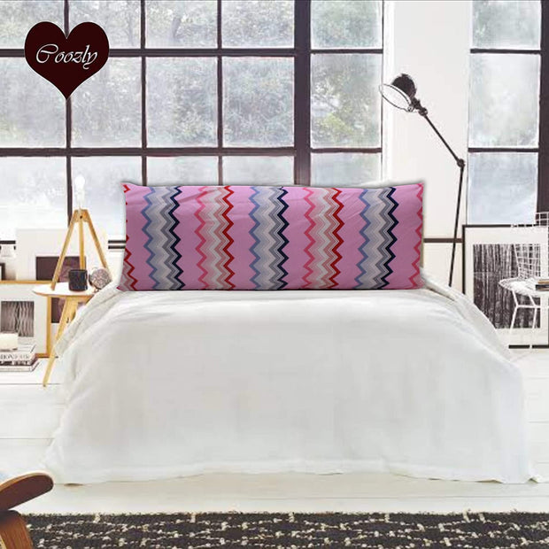 Pink Chevron - Coozly Lumbar Pillow