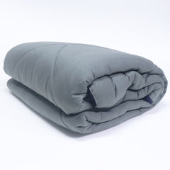 Grey Blue 100% Cotton Tshirt Duvet/Blanket - 60X90 inches