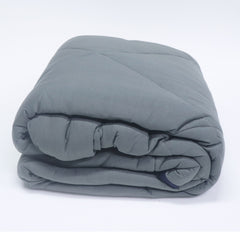 Grey Blue 100% Cotton Tshirt Duvet/Blanket - 60X90 inches