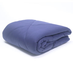 Navy Blue 100% Cotton Tshirt Duvet/Blanket - 60X90 inches