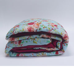 Floral Garden 100% Cotton Tshirt Duvet/Blanket - 60X90 inches