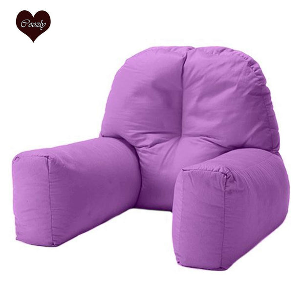 Backrest Pillow | Back Support Cushion | High Armrest - Mauve