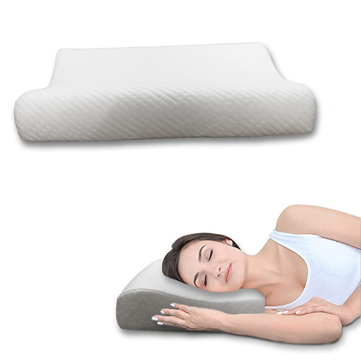 Coozly Cervical Memory Foam Gel Pillow with Washable Cover 24 X 16 Inches