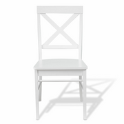 White Wooden Dining Chair