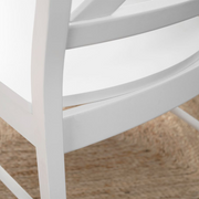 White Wooden Dining Chair